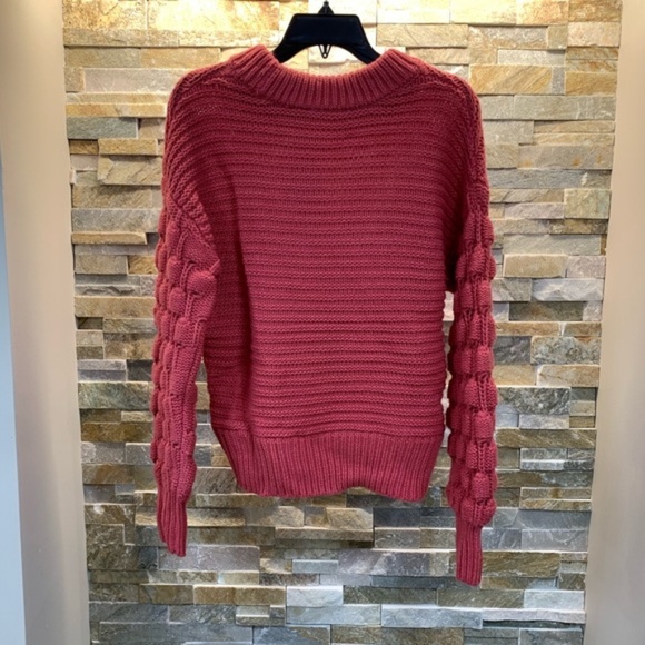 Elodie Bubble Sleeve Pullover Sweater - Picture 4 of 6